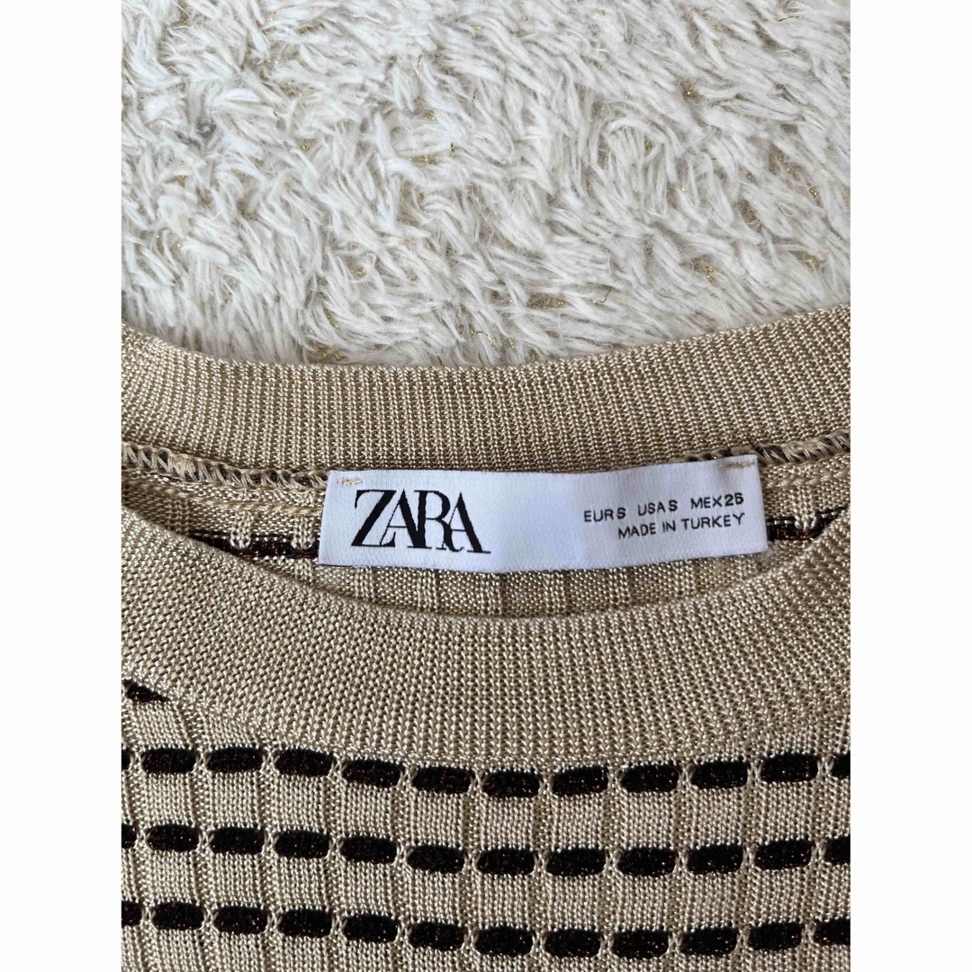 美品　ZARA ザラ　ニット　トップス　ボーダー　人気　完売