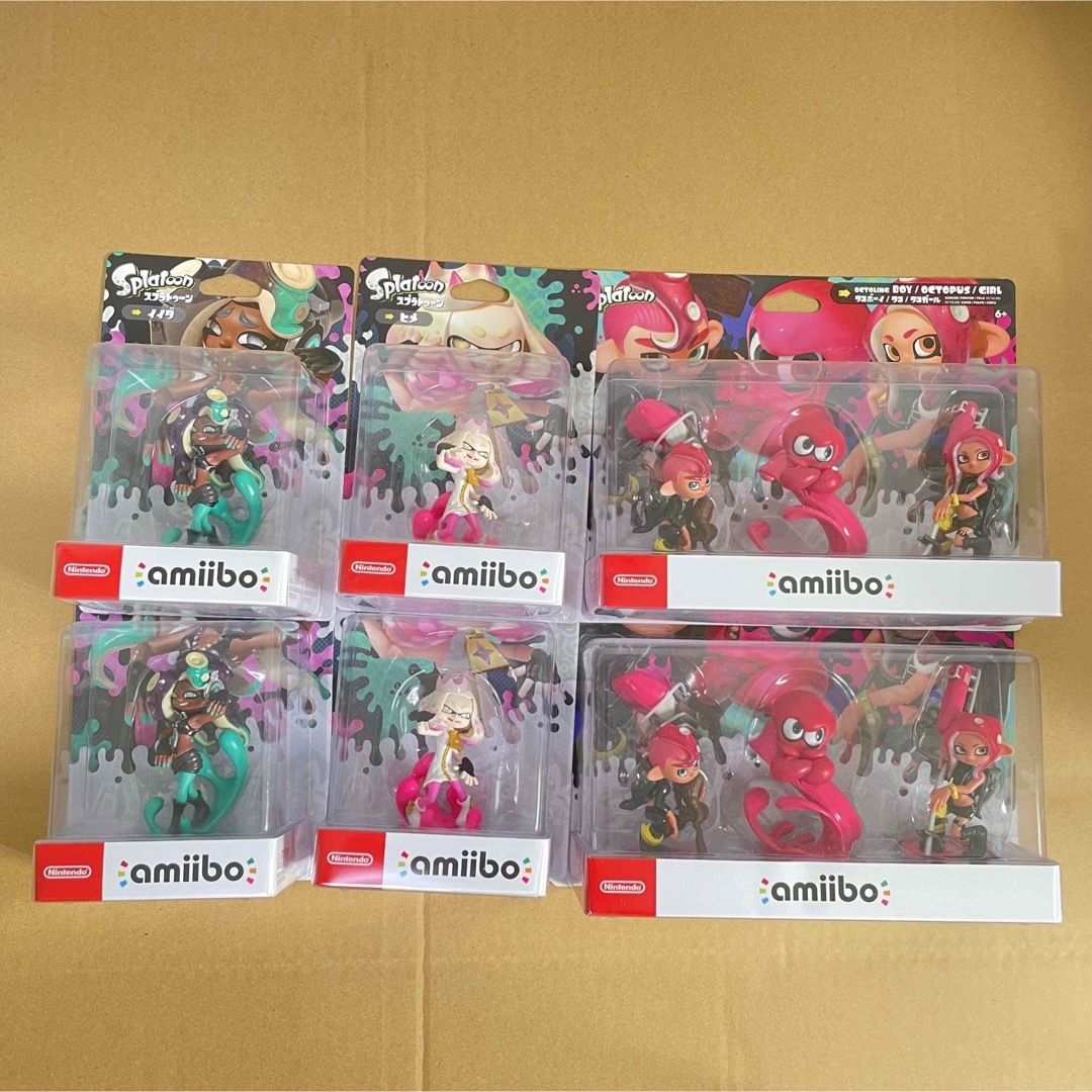 新品・未開封 スプラトゥーン amiibo  トリプルセット＋ヒメ・イイダ