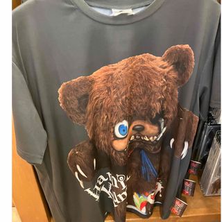 【オマケ付き】ハミクマ Tシャツ USJ ユニバ 赤ステッカー