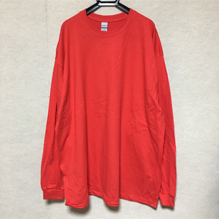 ギルタン(GILDAN)の新品 GILDAN ギルダン 長袖ロンT レッド 赤 2XL(Tシャツ/カットソー(七分/長袖))