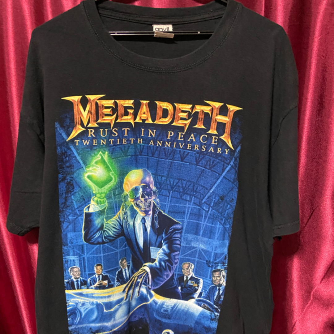 【2010年・復刻】MEGADEATH メガデス ラトルヘッド Tシャツ XL 1