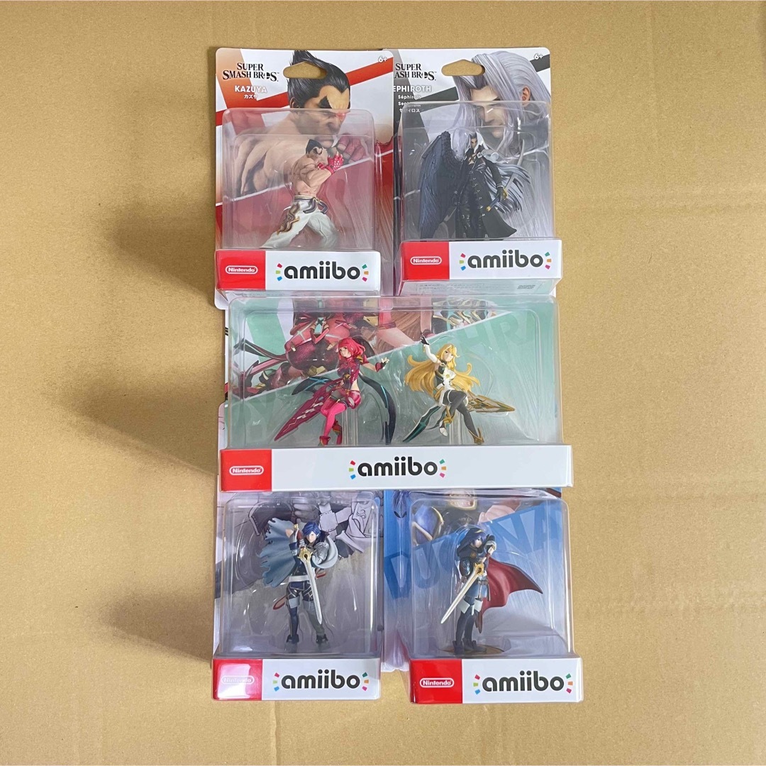 amiibo まとめ売り ホムヒカ カズヤ セフィロス ルキナetc