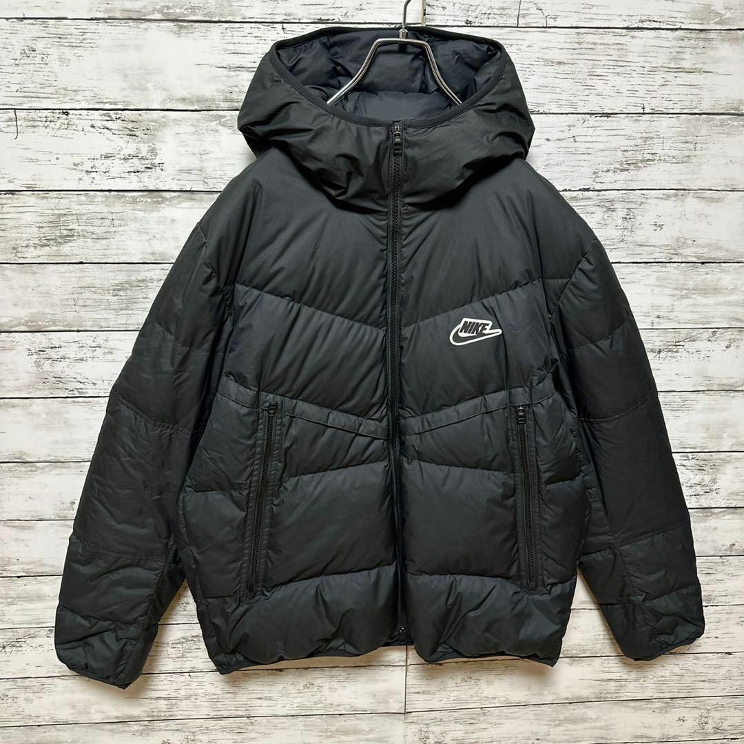 NIKE - 491【人気Lサイズ】ナイキ☆ワンポイントロゴ定番カラーダウン