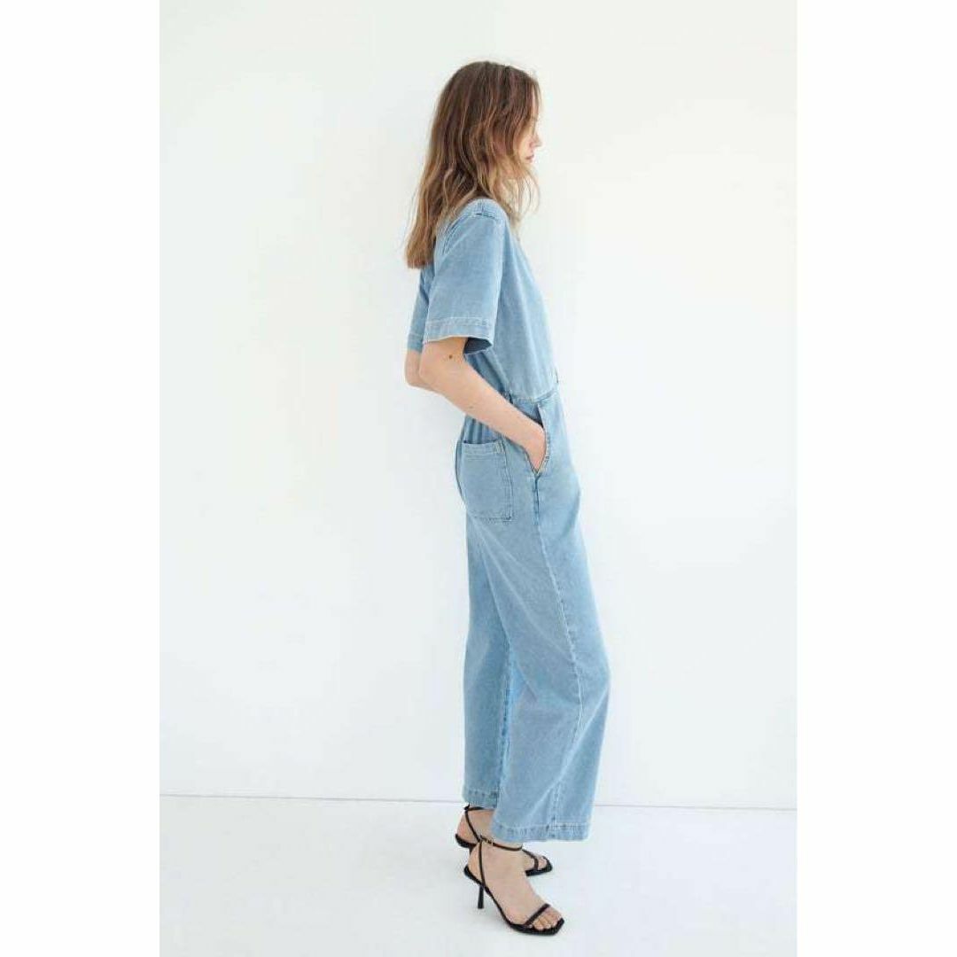 ZARA - 24 ZARA Z1975 ジッパーデニム ジャンプスーツ Sの通販 by sea