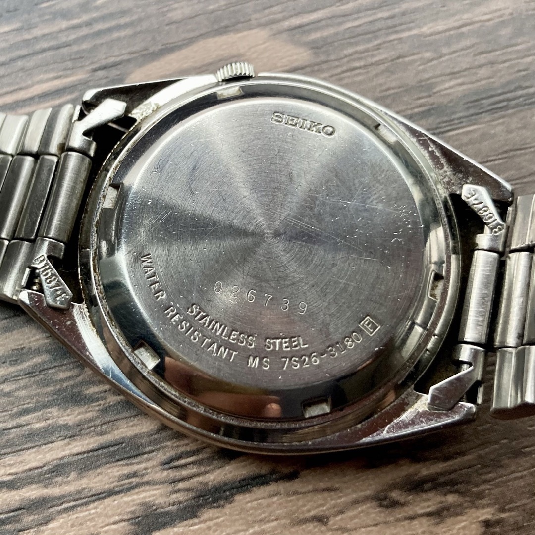 【動作品】セイコー SEIKO 5 ファイブ 腕時計 自動巻き 男性 デイデイト