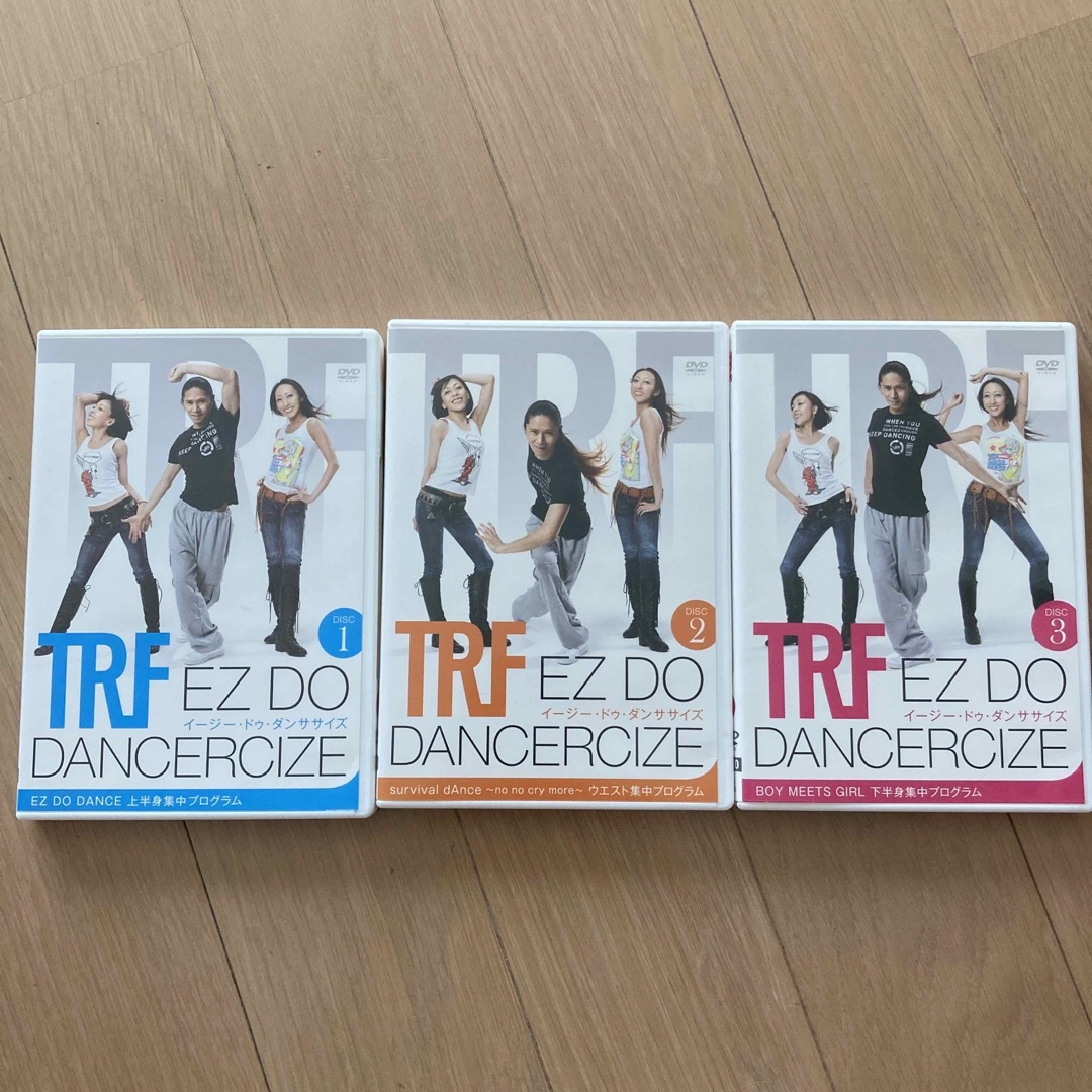 TRF★ダンスエクササイズDVD3本セット エンタメ/ホビーのDVD/ブルーレイ(スポーツ/フィットネス)の商品写真