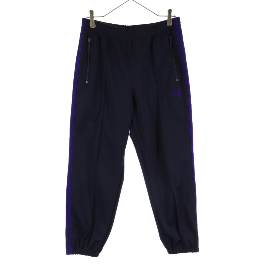 Needles ニードルス 23AW ZIPPED TRACK PANT POLY SMOOTH ジップ トラックパンツ ネイビー NS249