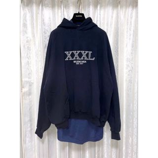 バレンシアガ(Balenciaga)のBALENCIAGA 22AW XXXL レイヤードパーカー(パーカー)