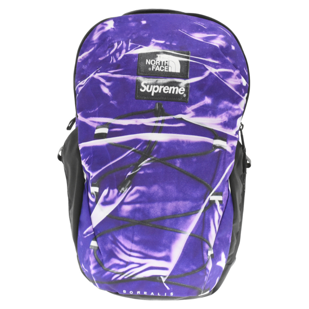 SUPREME シュプリーム 23SS×THE NORTH FACE Trompe Loeil Printed Borealis ノースフェイス トロンプ ルイユ プリント ボレアリス バックパック パープル NM72310