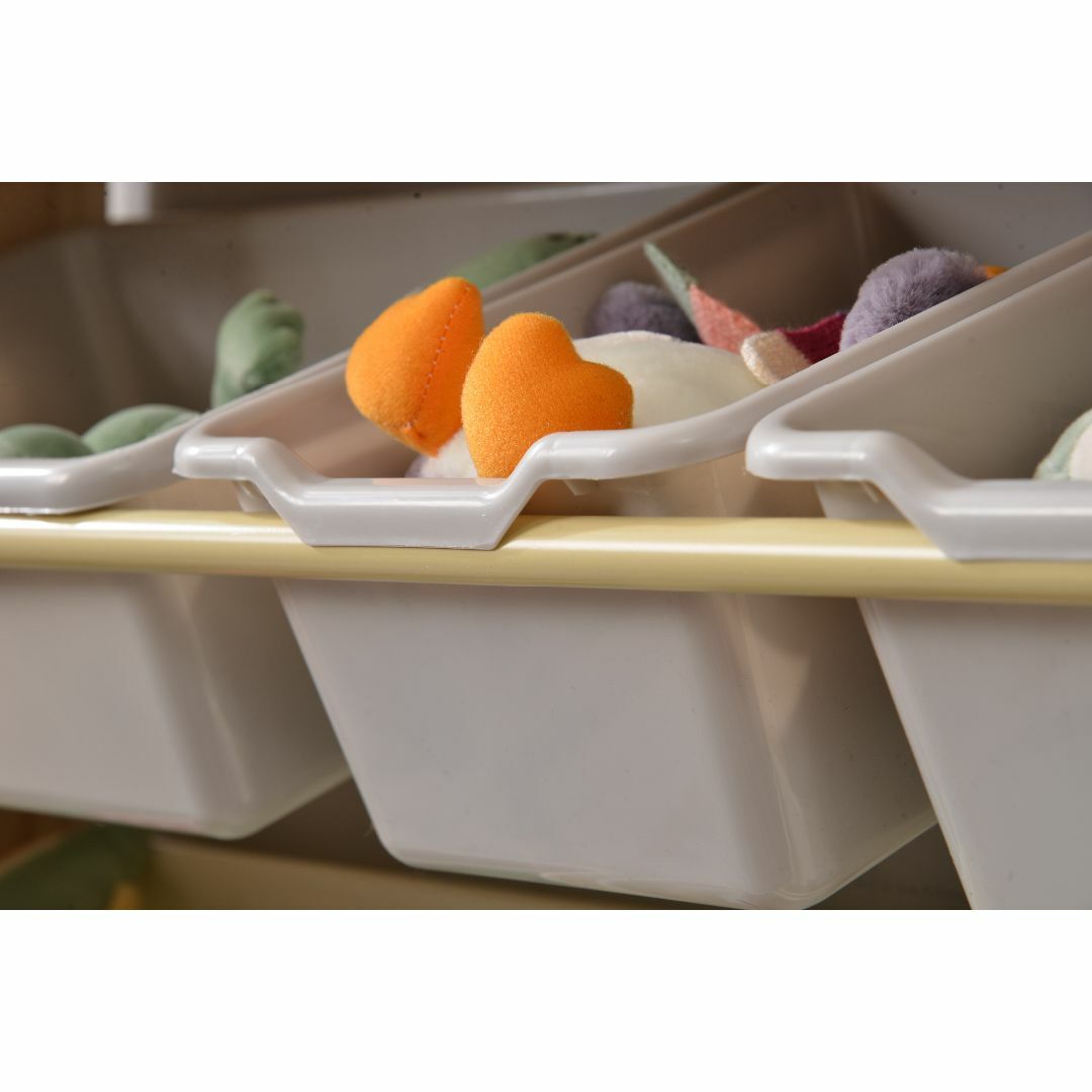 【新商品】おもちゃ収納ラック ラージサイズ 幅103cm 子ども用家具 木製