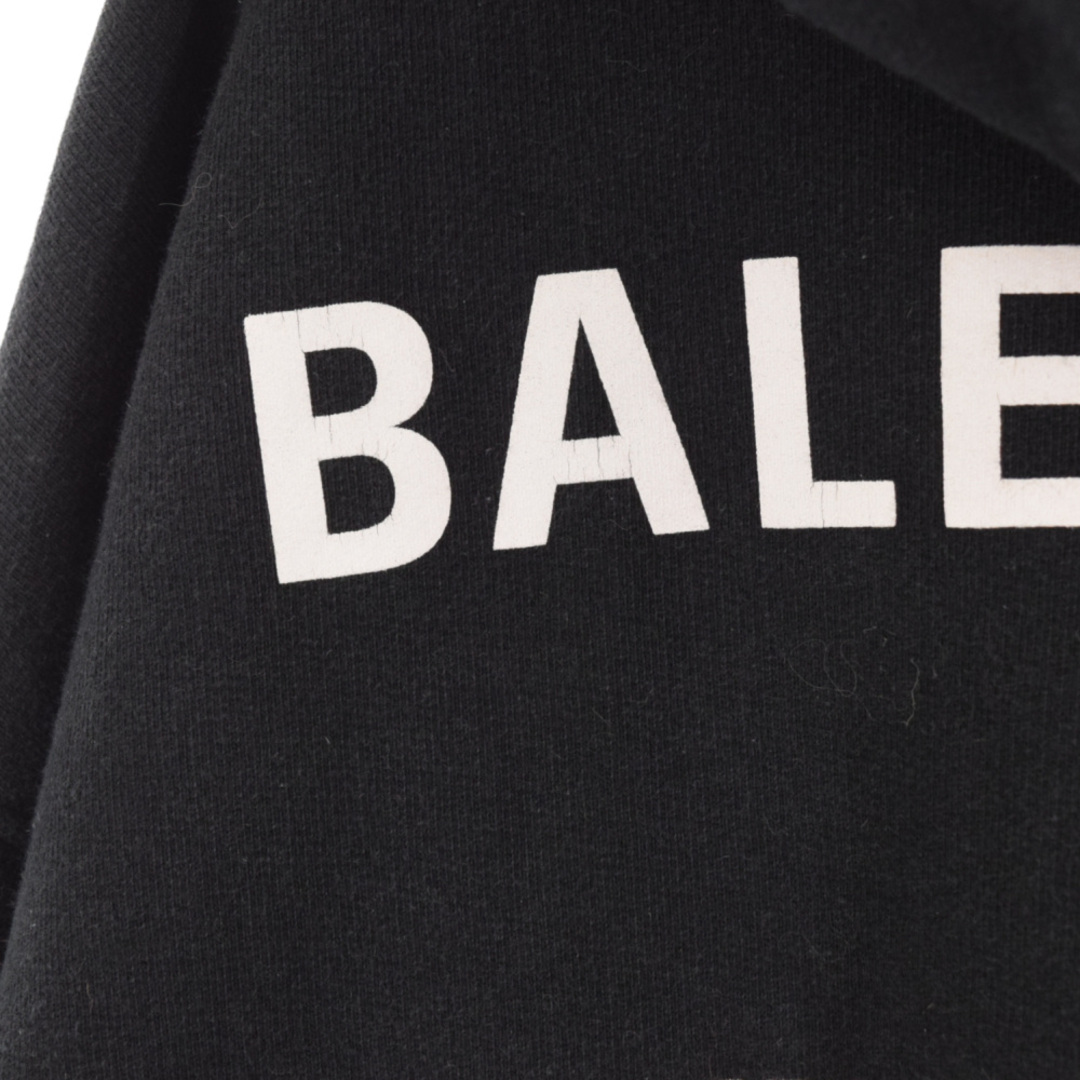 Balenciaga(バレンシアガ)のBALENCIAGA バレンシアガ 20AW WFPロゴプリント プルオーバーパーカー フーディー ブラック 600583 THV83 メンズのトップス(パーカー)の商品写真