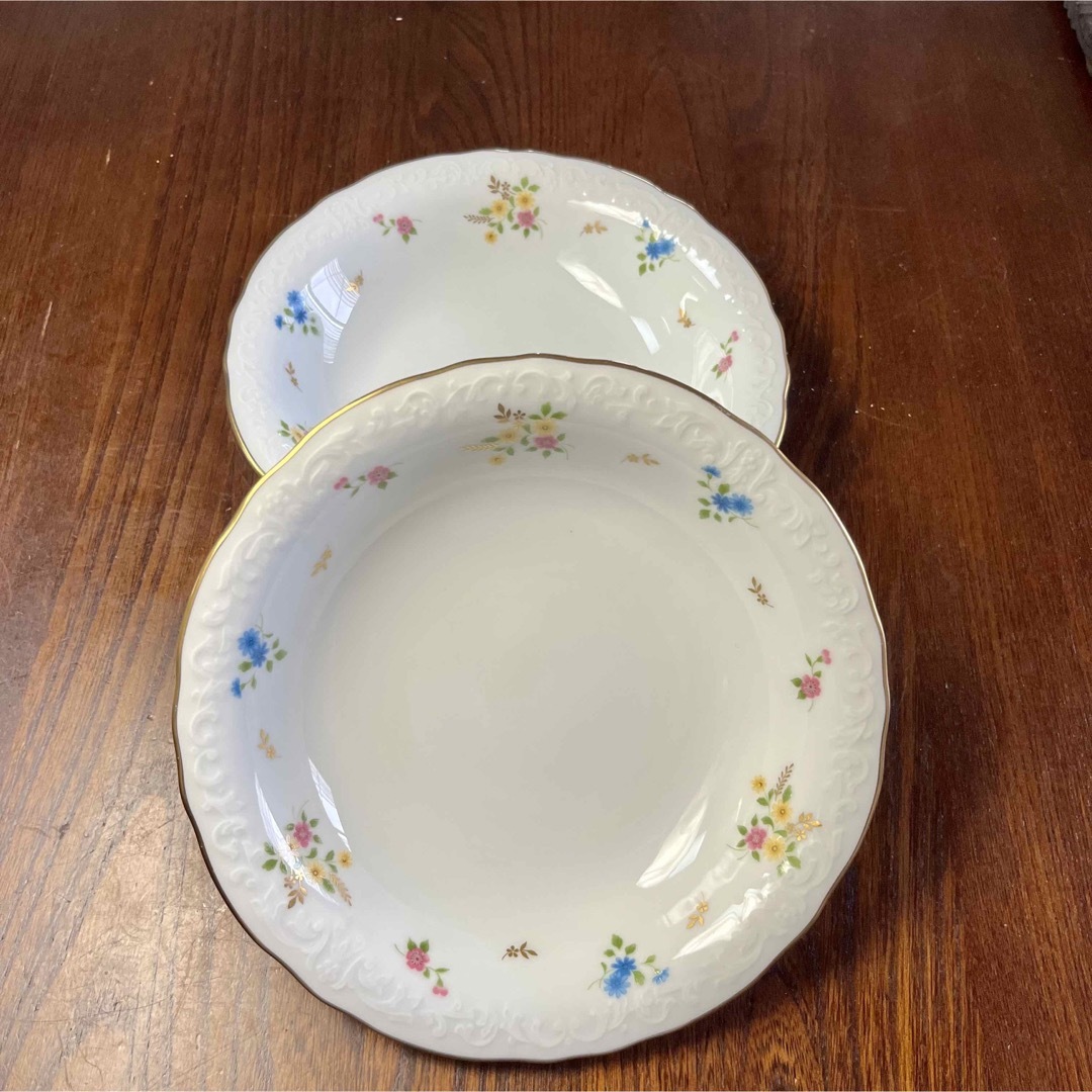 Noritake - ノリタケ サラダボウル19cm ペア2客 昭和レトロ