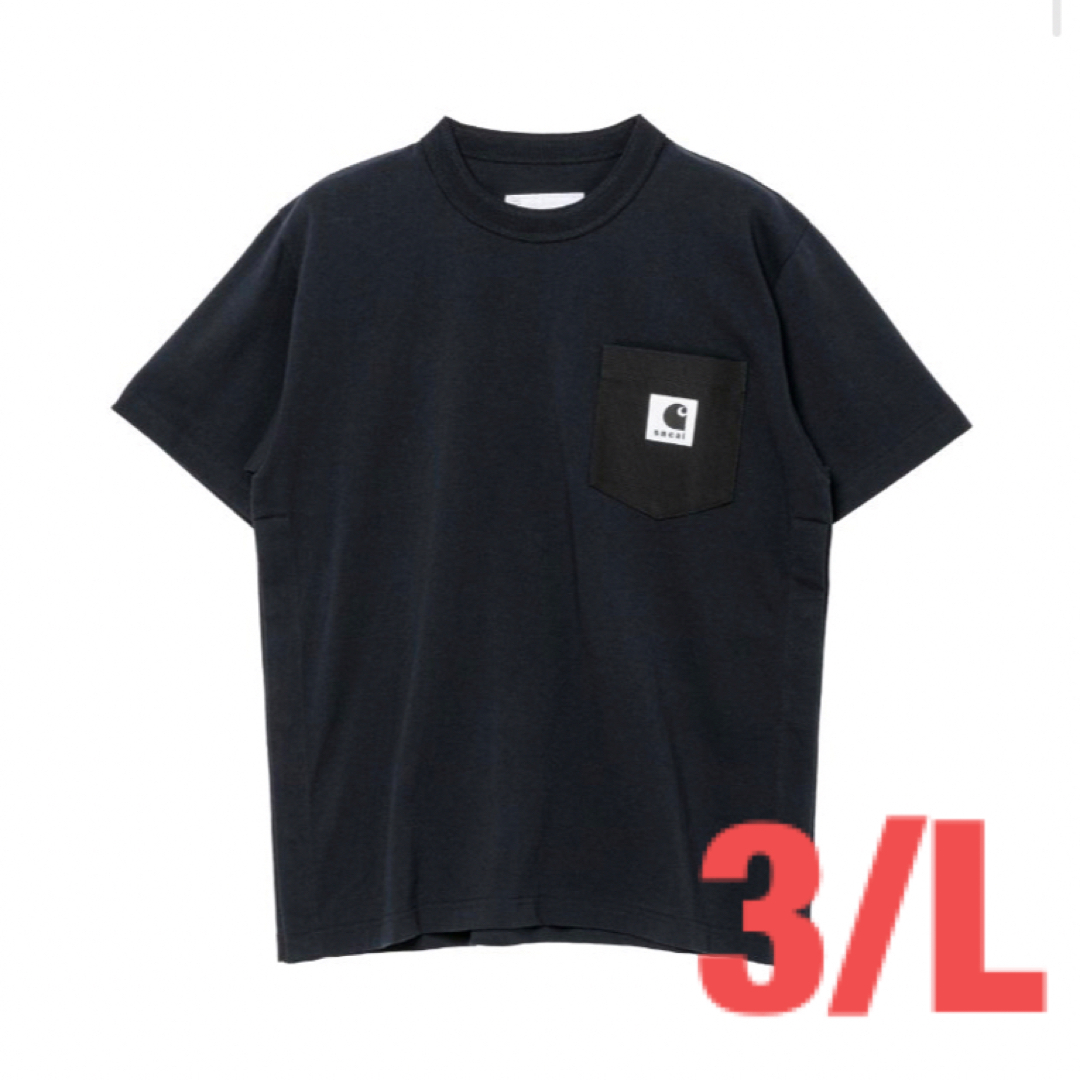 sacai Carhartt WIP T-shirt 4 白