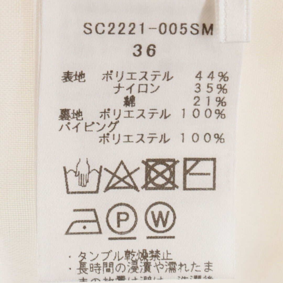 shirocon yori シロコン ヨリ 22SS フローラドット半袖ブラウス SC2221-005SM ホワイト レディース 5
