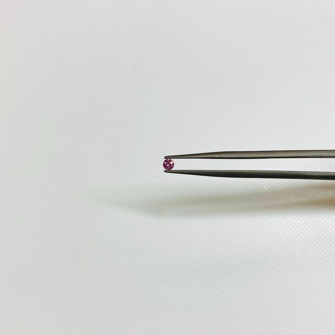 FANCY VIVID PURPLISH PINK 0.046ct RD レディースのアクセサリー(その他)の商品写真