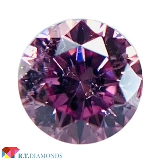 FANCY VIVID PURPLISH PINK 0.046ct RD(その他)