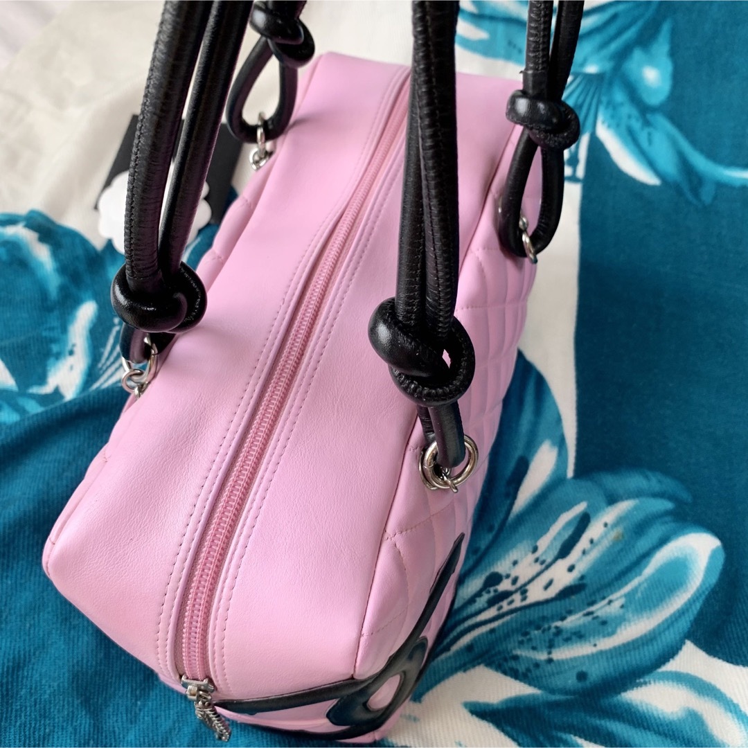CHANEL - 【専用商品】 シャネル☆カンボン ボーリングバッグ CHANEL - 【専用商品】 シャネル☆カンボン ボーリングバッグ