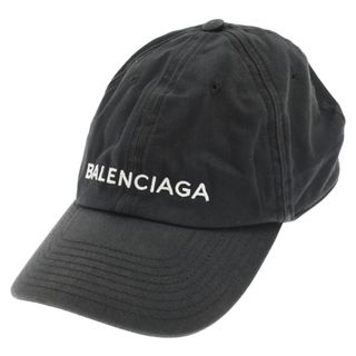 バレンシアガ(Balenciaga)のBALENCIAGA バレンシアガ Logo Baseball Cap ロゴベースボールキャップ ブラック(キャップ)