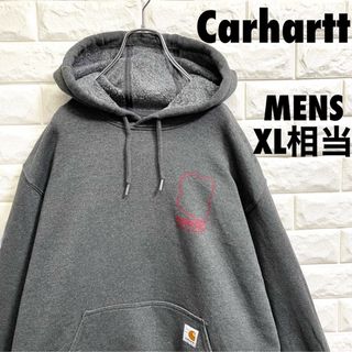 カーハート(carhartt)のカーハート　企業ロゴ　プルオーバーパーカー　メンズXLサイズ相当(パーカー)