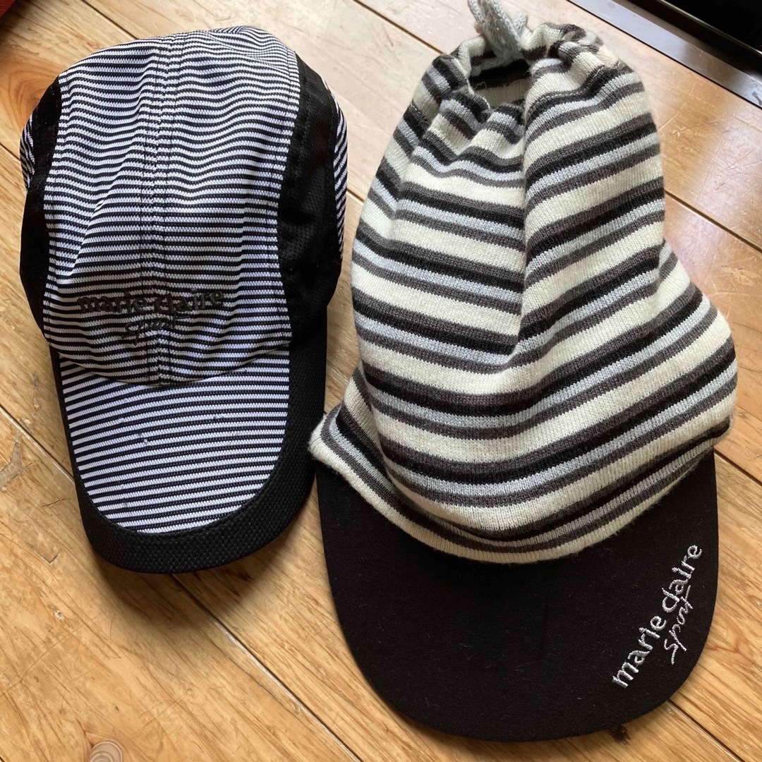 マリークレール　ゴルフ用帽子2点 レディースの帽子(ニット帽/ビーニー)の商品写真
