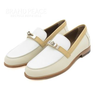 エルメス 白 ローファー/革靴(レディース)の通販 75点 | Hermesの