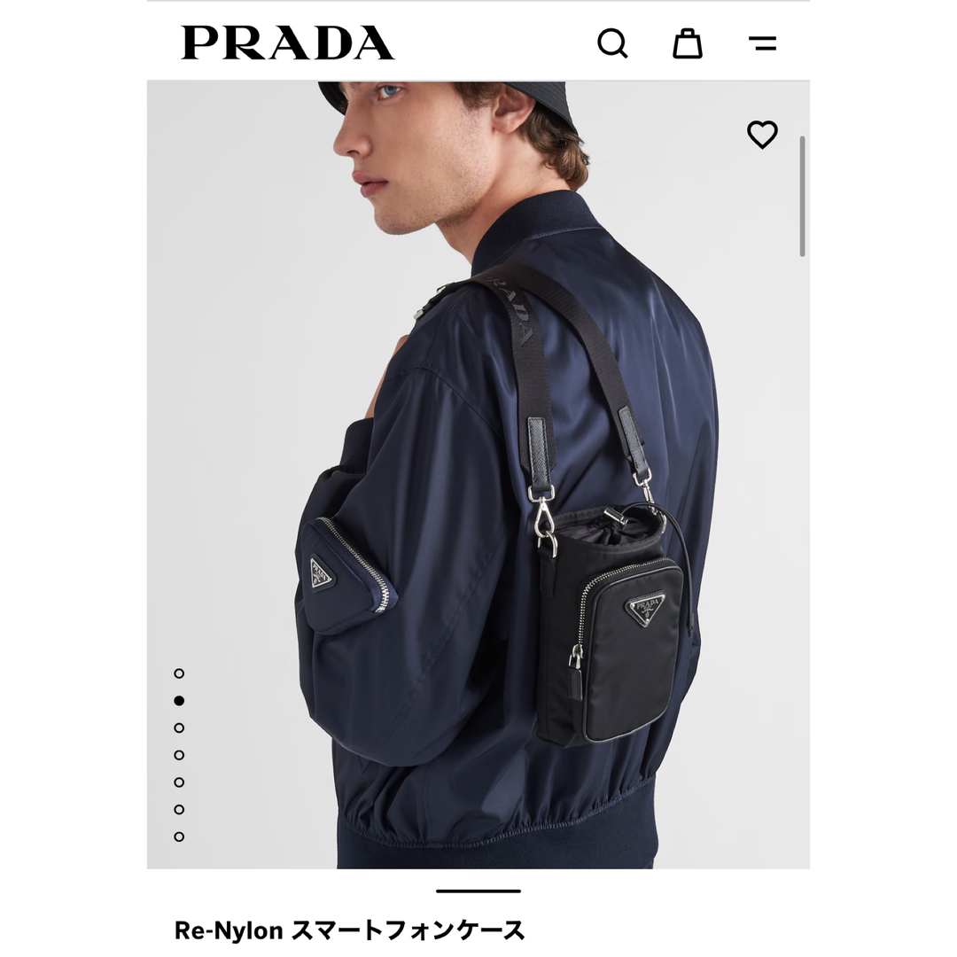 PRADA - プラダ Re-Nylon スマートフォンケースの通販 by Marmalade's