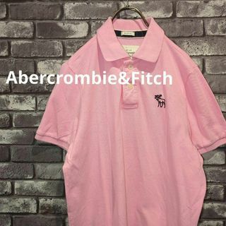 アバクロンビーアンドフィッチ(Abercrombie&Fitch)のヴィンテージ古着　アバクロンビーアンドフィッチ L 半袖 ポロシャツ ゆるだぼ(ポロシャツ)