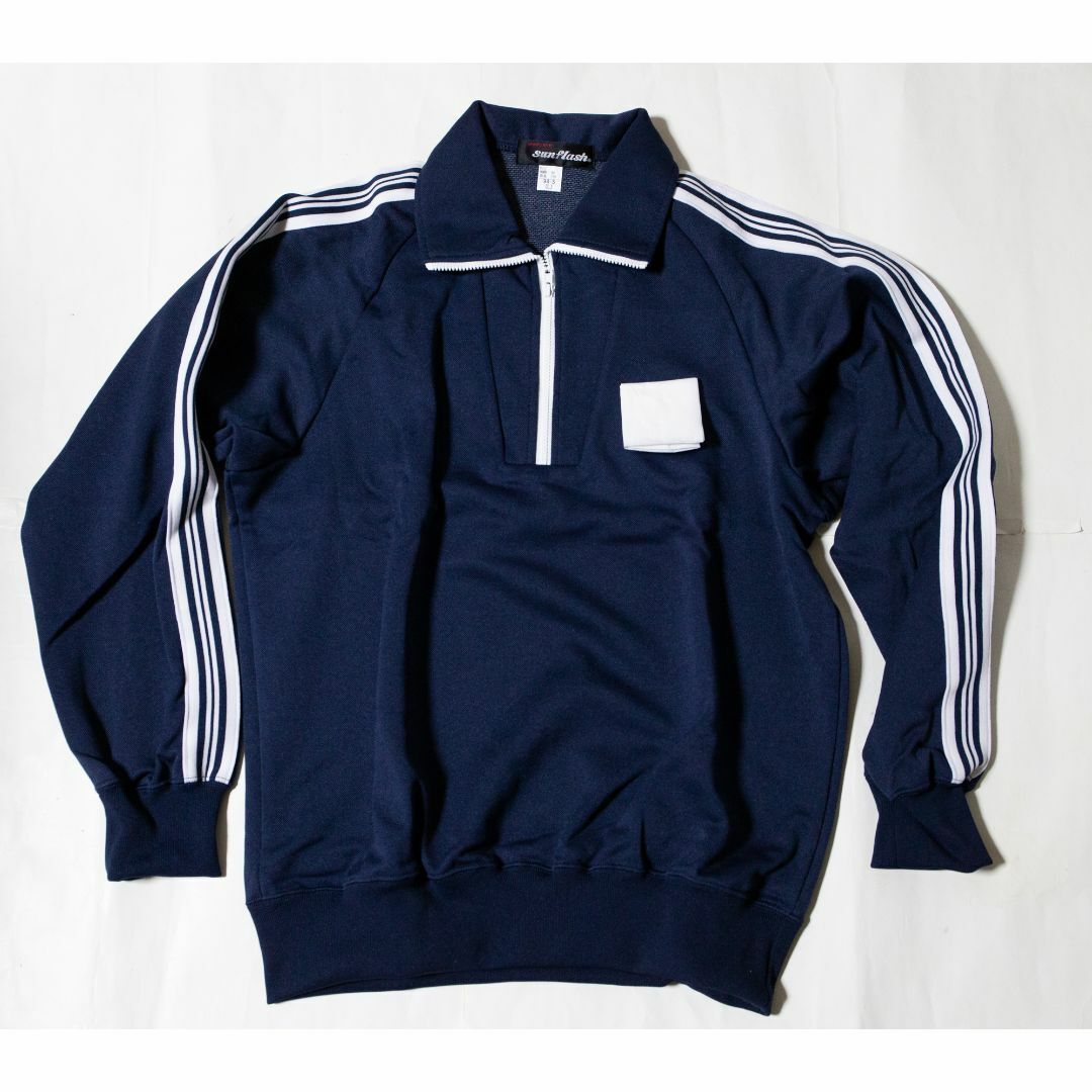 体操服☆学校ジャージ上下 紺×白線 M 新品未使用の通販 by 体操服☆学校ジャージ上下 紺×白線 M 新品未使用の通販 by