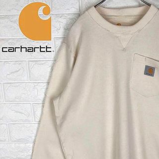 カーハート(carhartt)のカーハート 未使用 スウェットトレーナー ワンポイントロゴ ビッグサイズ 裏起毛(スウェット)