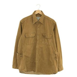 ササフラス(SASSAFRAS)のSASSAFRAS / ササフラス | GARDENER SHIRT ガーデナーシャツ | M | ブラウン | メンズ(Tシャツ/カットソー(七分/長袖))