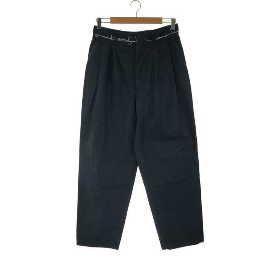 CAMIEL FORTGENS / カミエルフォートへンス | SUIT PANTS NAVY