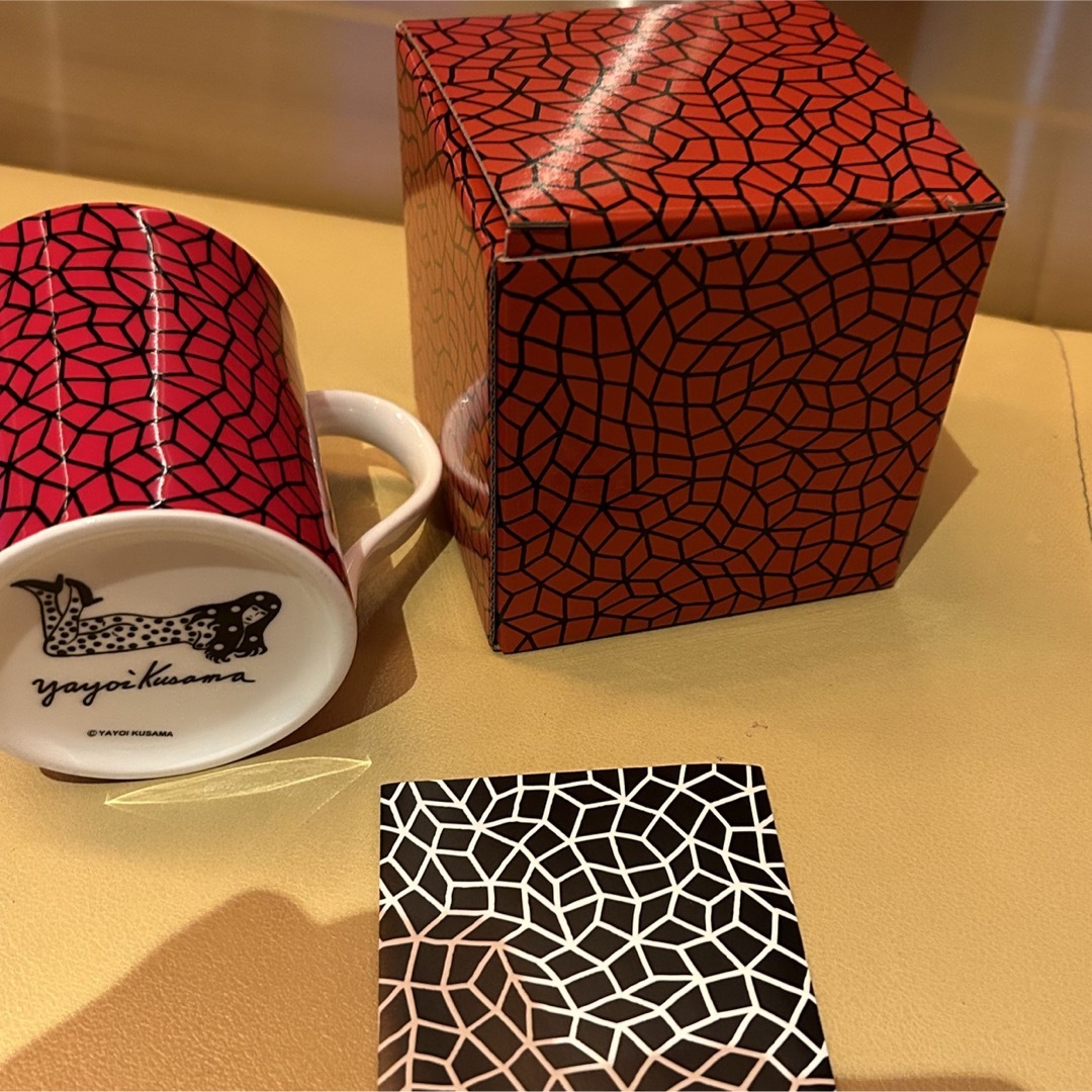 マグカップ　Yayoi 草間彌生　マグ　コップ　グラス　Kusama