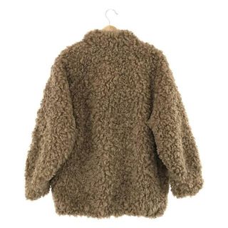 CLANE / クラネ | 2022AW | × MINAMI TANAKA CURL FUR SHORT COAT カールファー ショート コート | 2 | ベージュ | レディースジャケット/アウター