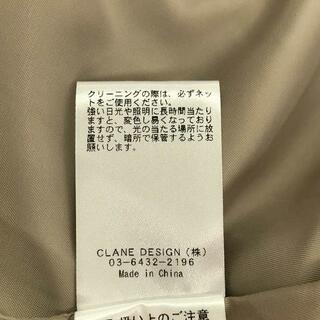 CLANE / クラネ | 2022AW | × MINAMI TANAKA CURL FUR SHORT COAT カールファー ショート コート | 2 | ベージュ | レディースジャケット/アウター