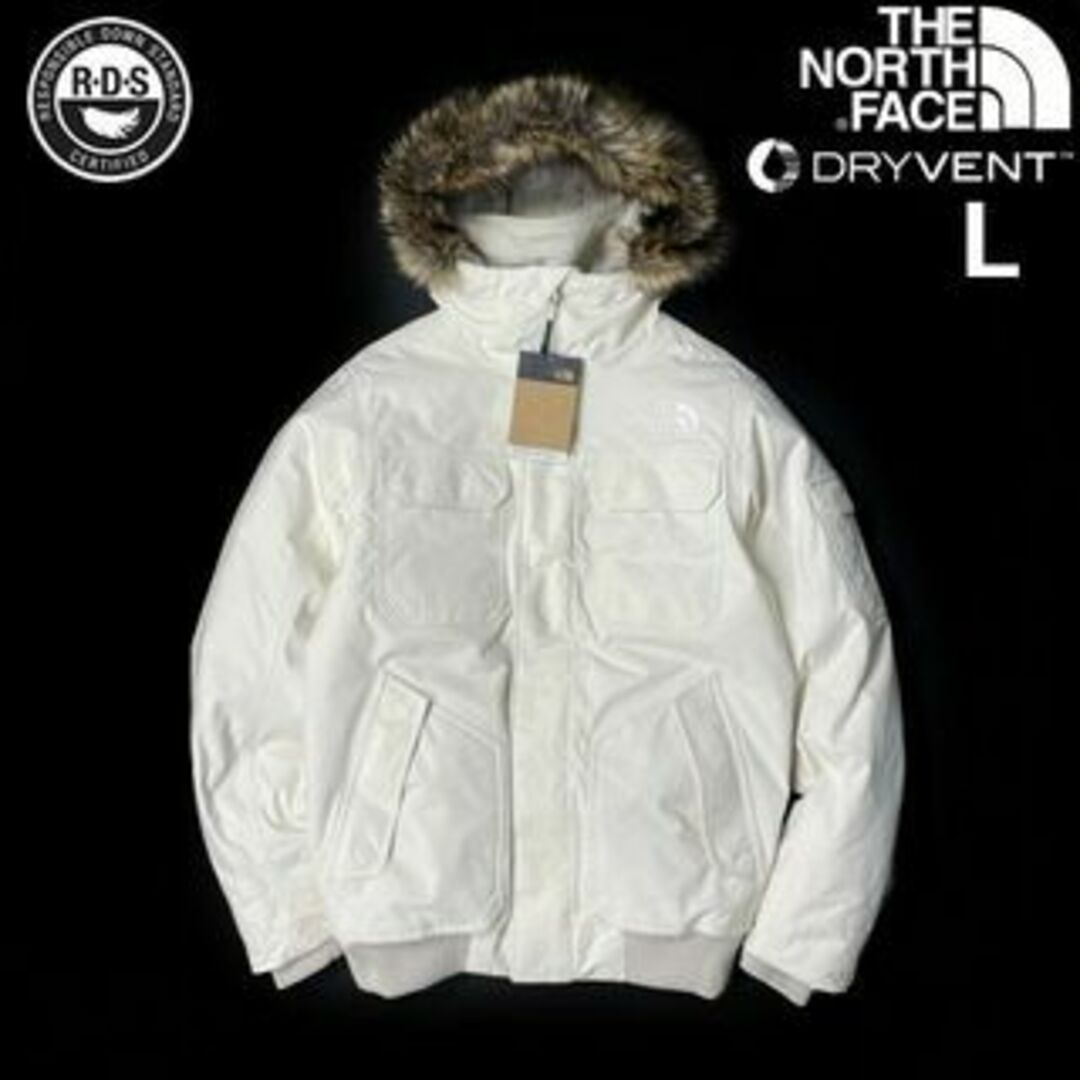 THE NORTH FACE　ノースフェイス　新品　白　ダウンジャケット　L