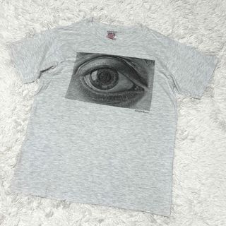 90s Art T M.C. Escher エッシャー スカルEYE Tシャツ