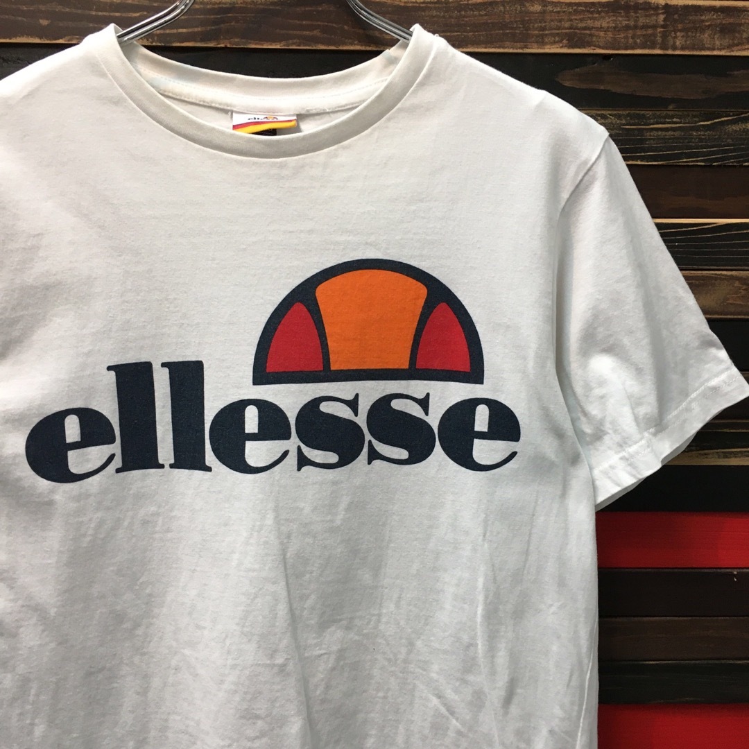 ellesse(エレッセ)の【希少】エレッセ ellesse Tシャツ S 白 テニス  メンズのトップス(Tシャツ/カットソー(半袖/袖なし))の商品写真