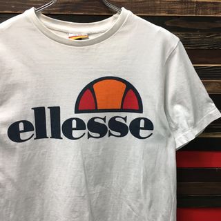 エレッセ(ellesse)の【希少】エレッセ ellesse Tシャツ S 白 テニス (Tシャツ/カットソー(半袖/袖なし))