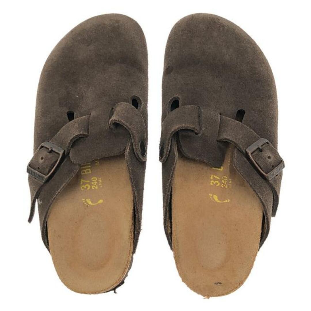 BIRKENSTOCK / ビルケンシュトック | BOSTON ボストン スエード フットベッド サンダル | 24 | ブラウン | レディース