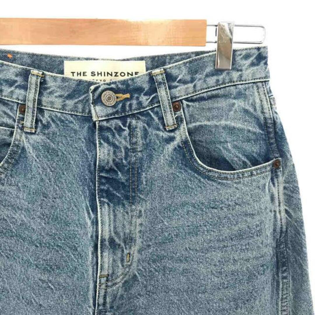 【美品】 Shinzone / シンゾーン | “CARROT DENIM”コットン デニムパンツ | 36 | インディゴ | レディース