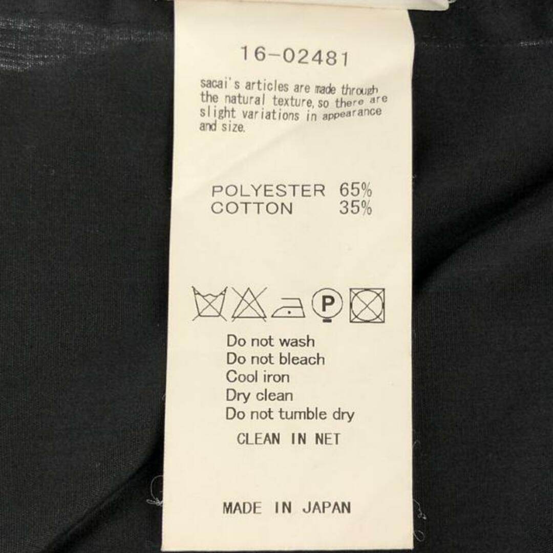 sacai / サカイ | バックレースアップ カットソー ブラウス | 2 | ブラック | レディース 5