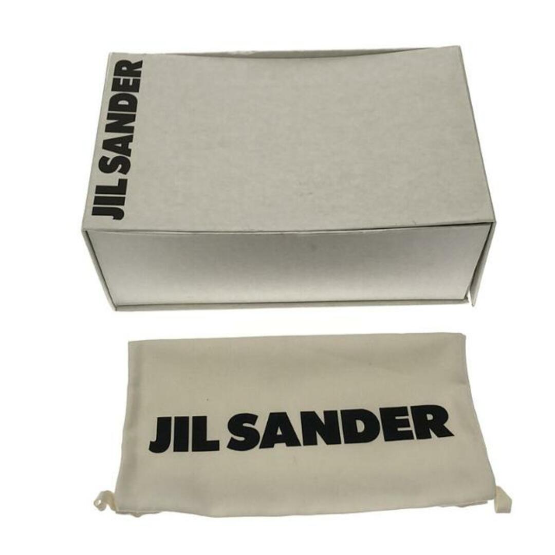 Jil Sander(ジルサンダー)の【新品】  JIL SANDER / ジルサンダー | レザー クロスストラップ スライド サンダル | 37 | アイボリー | レディース レディースの靴/シューズ(サンダル)の商品写真