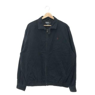 ポロラルフローレン(POLO RALPH LAUREN)のPOLO RALPH LAUREN / ポロラルフローレン | ワンポイントポニー スイングジャケット / 裏地チェック | M | ネイビー | メンズ(その他)