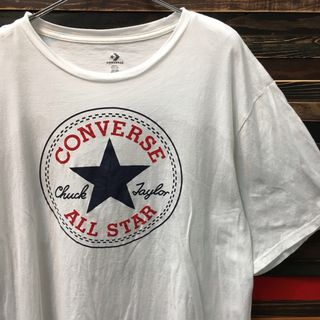 コンバース(CONVERSE)の【人気】コンバース converse Tシャツ 4L 白 オーバーサイズ(Tシャツ/カットソー(半袖/袖なし))