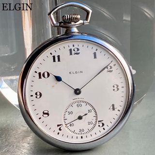 ELGIN - 【動作品】エルジン ELGIN アンティーク 懐中時計 手巻き