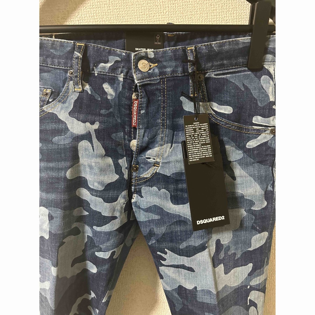 DSQUARED2 - 2022SS ディースクエアード デニム 48 SKATER カモフラ