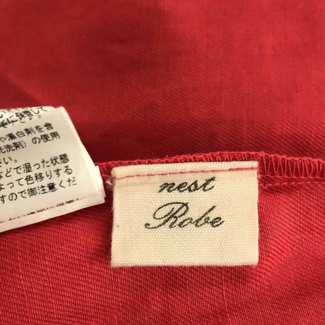 nest Robe(ネストローブ)のnest robe / ネストローブ | リネンギャザーワンピース | ピンク | レディース レディースのワンピース(ロングワンピース/マキシワンピース)の商品写真