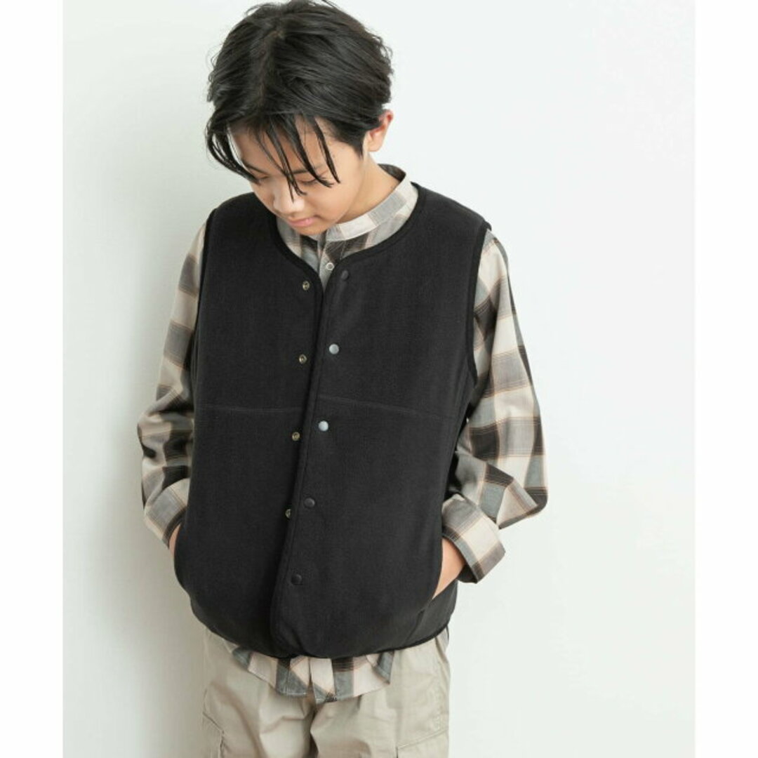 URBAN RESEARCH DOORS(アーバンリサーチドアーズ)の【BEG×IVO】リバーシブルキルトベスト(KIDS) キッズ/ベビー/マタニティのキッズ服女の子用(90cm~)(ジャケット/上着)の商品写真