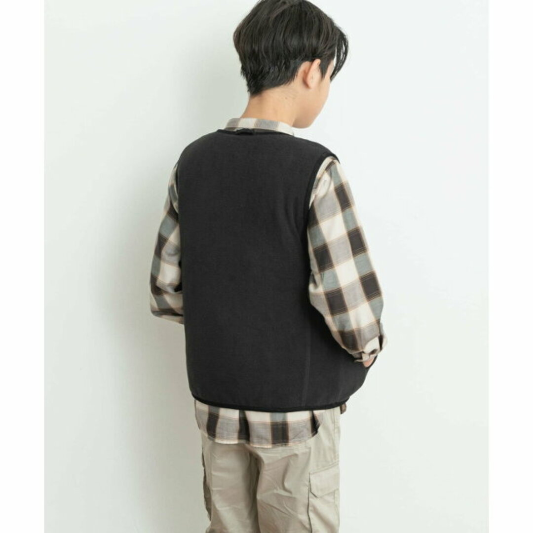 URBAN RESEARCH DOORS(アーバンリサーチドアーズ)の【BEG×IVO】リバーシブルキルトベスト(KIDS) キッズ/ベビー/マタニティのキッズ服女の子用(90cm~)(ジャケット/上着)の商品写真