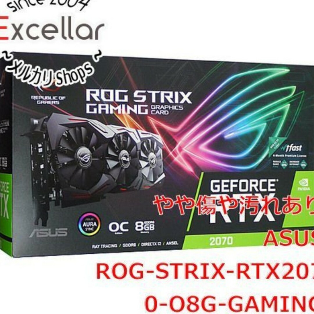 ROG-STRIX-RTX2070-O8G-GAMINGの通販 by しらこば's shop｜ラクマ